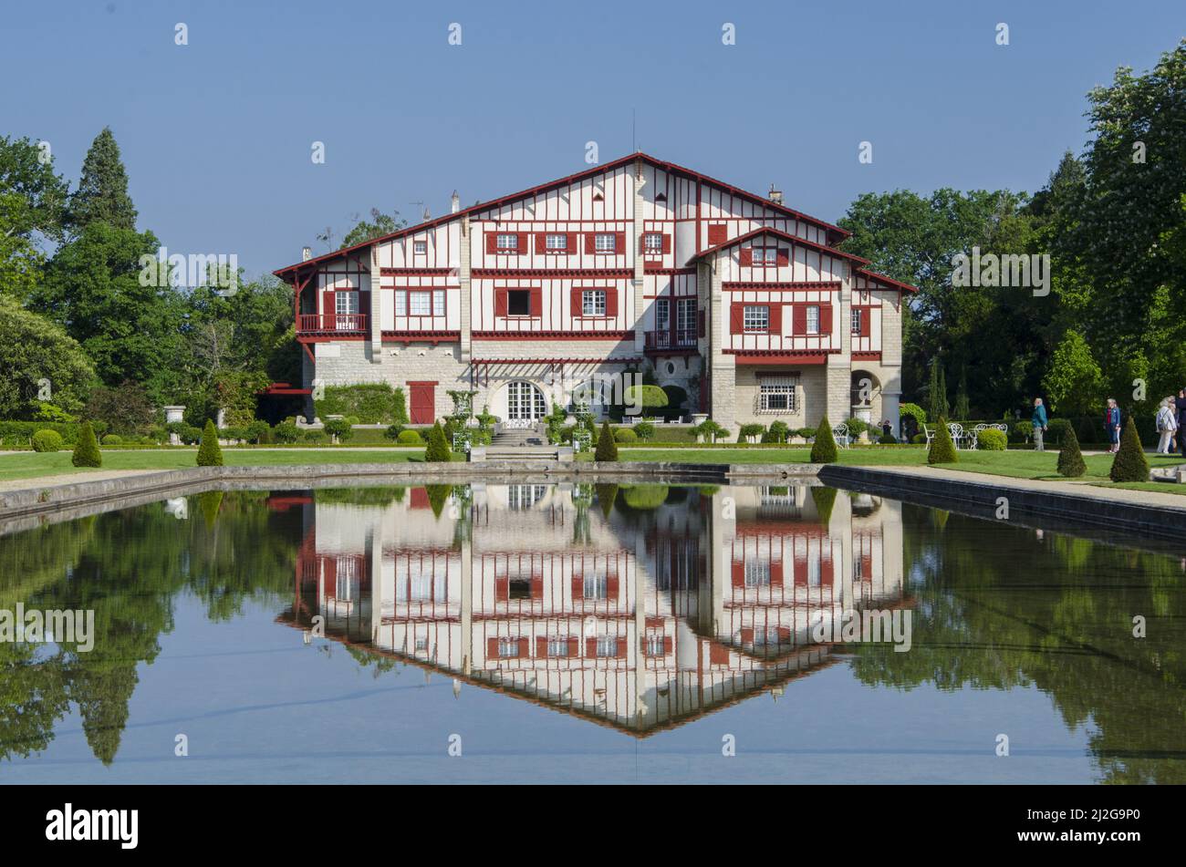 France. Pyrénées Atlantiques (64) pays basque. Cambo-les-bains. Villa Arnaga est une maison construite par Edmond Rostand au début du 20th centur Banque D'Images