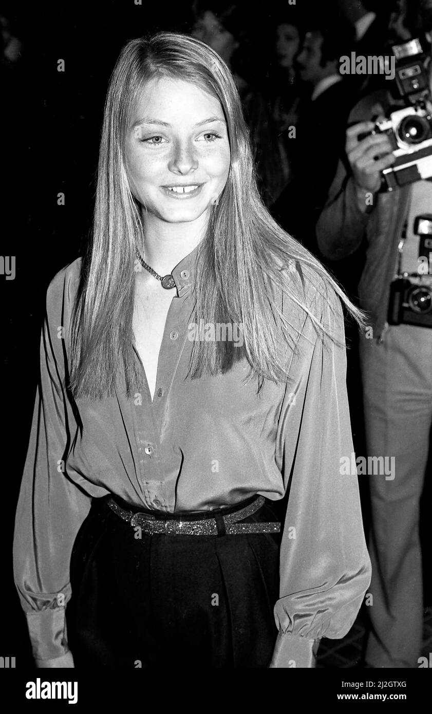 Jodie Foster assister à la première du film Kramer vs, Kramer à Hollywood, 1979 Banque D'Images