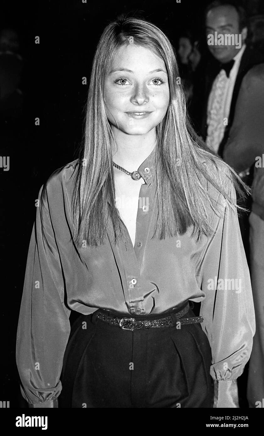 Jodie Foster assister à la première du film Kramer vs, Kramer à Hollywood, 1979 Banque D'Images