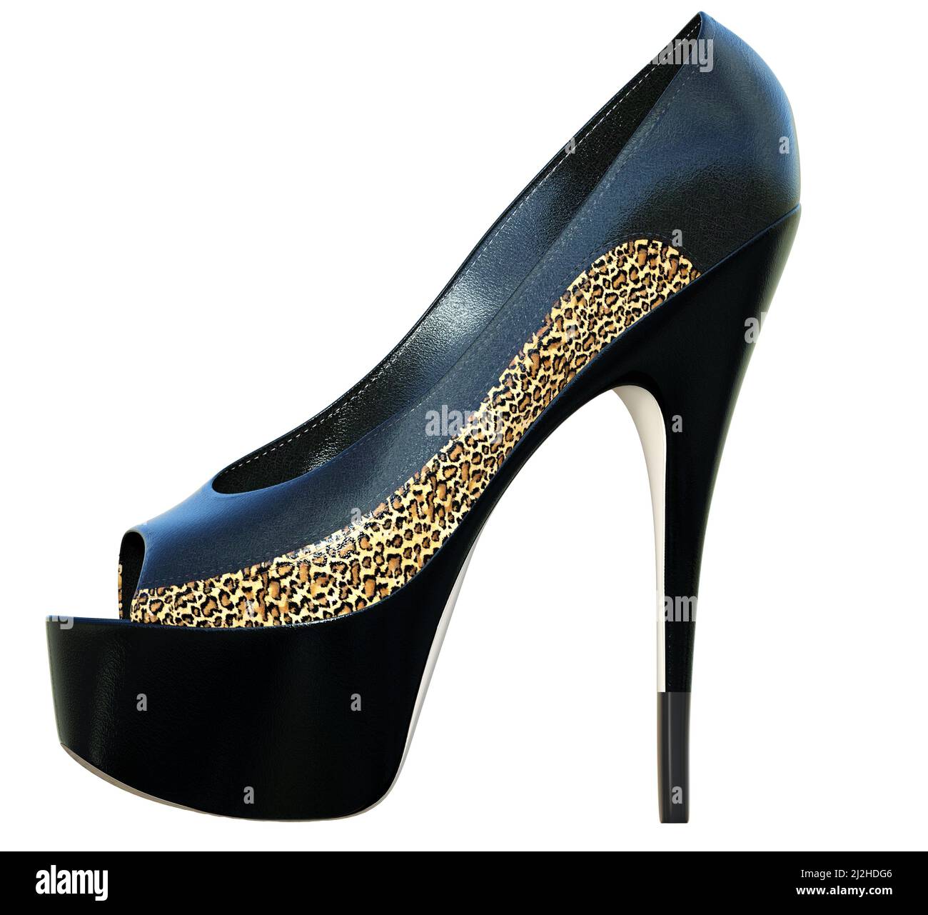 chaussures femme, chaussures à talons hauts à bout ouvert, 3d illustration  Photo Stock - Alamy