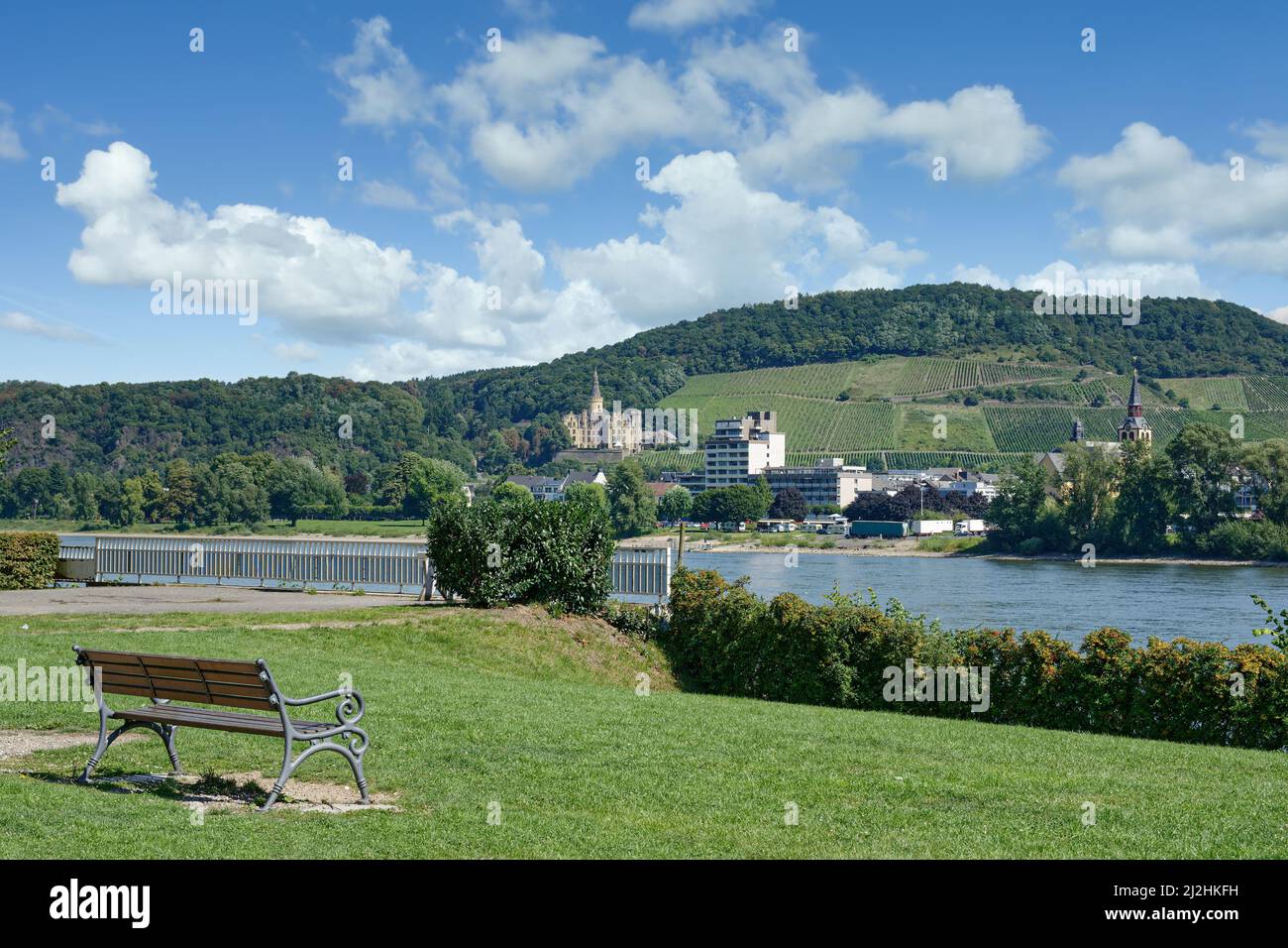 Centre de santé de Bad Hoenningen, Rhin, Allemagne Banque D'Images