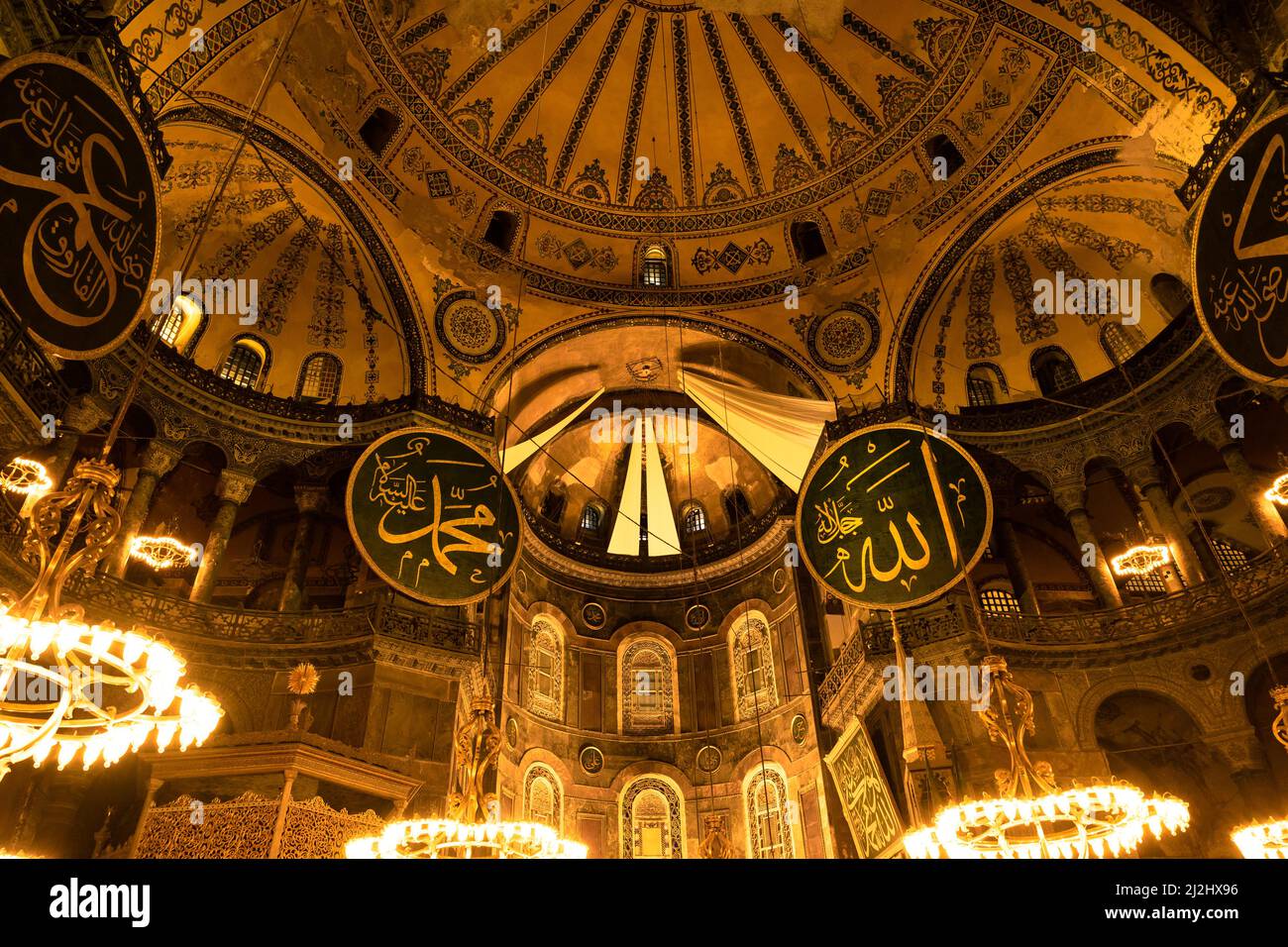 Sainte-Sophie ou Ayasofya à Istanbul. Photo de concept de Ramadan. Istanbul Turquie - 3.27.2022 Banque D'Images