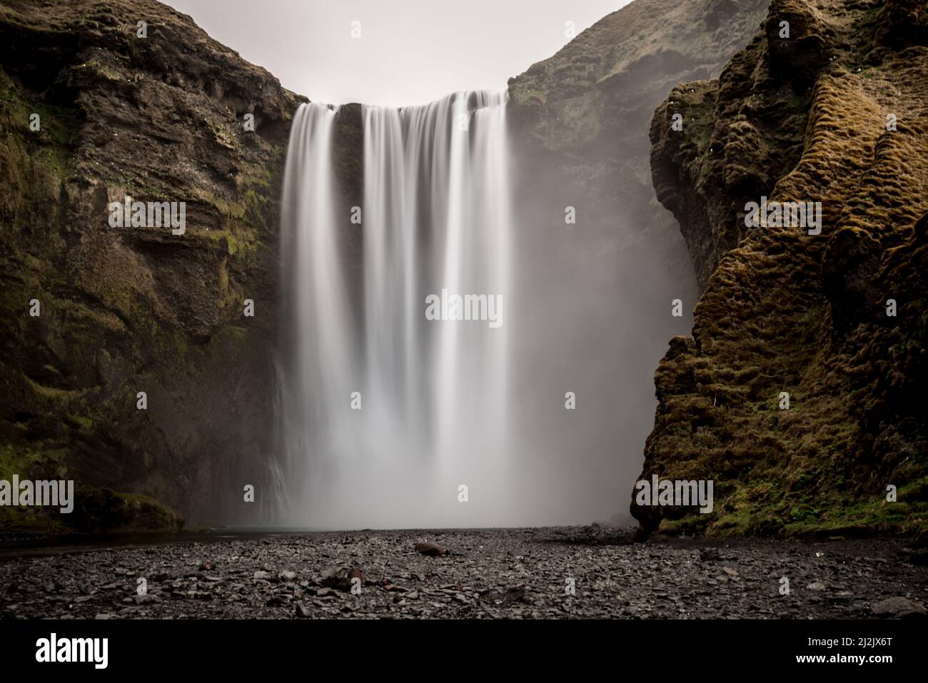 Skógafoss, Skógar, islande Banque D'Images