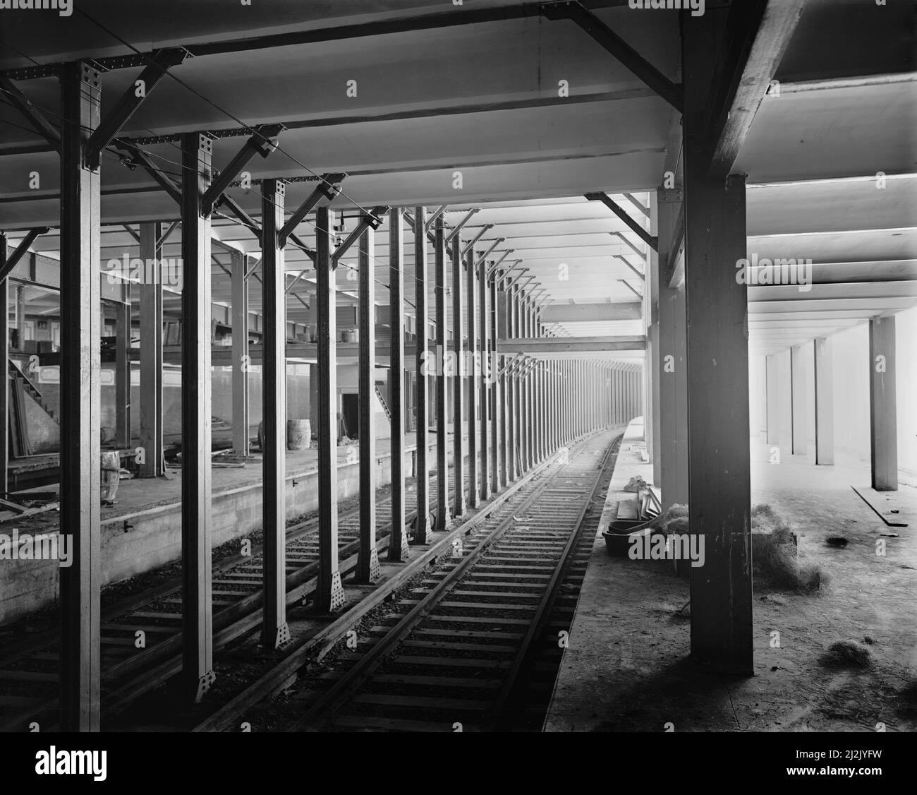 14th Street Subway, New York City, New York, États-Unis, Detroit Publishing Company, 1904 Banque D'Images