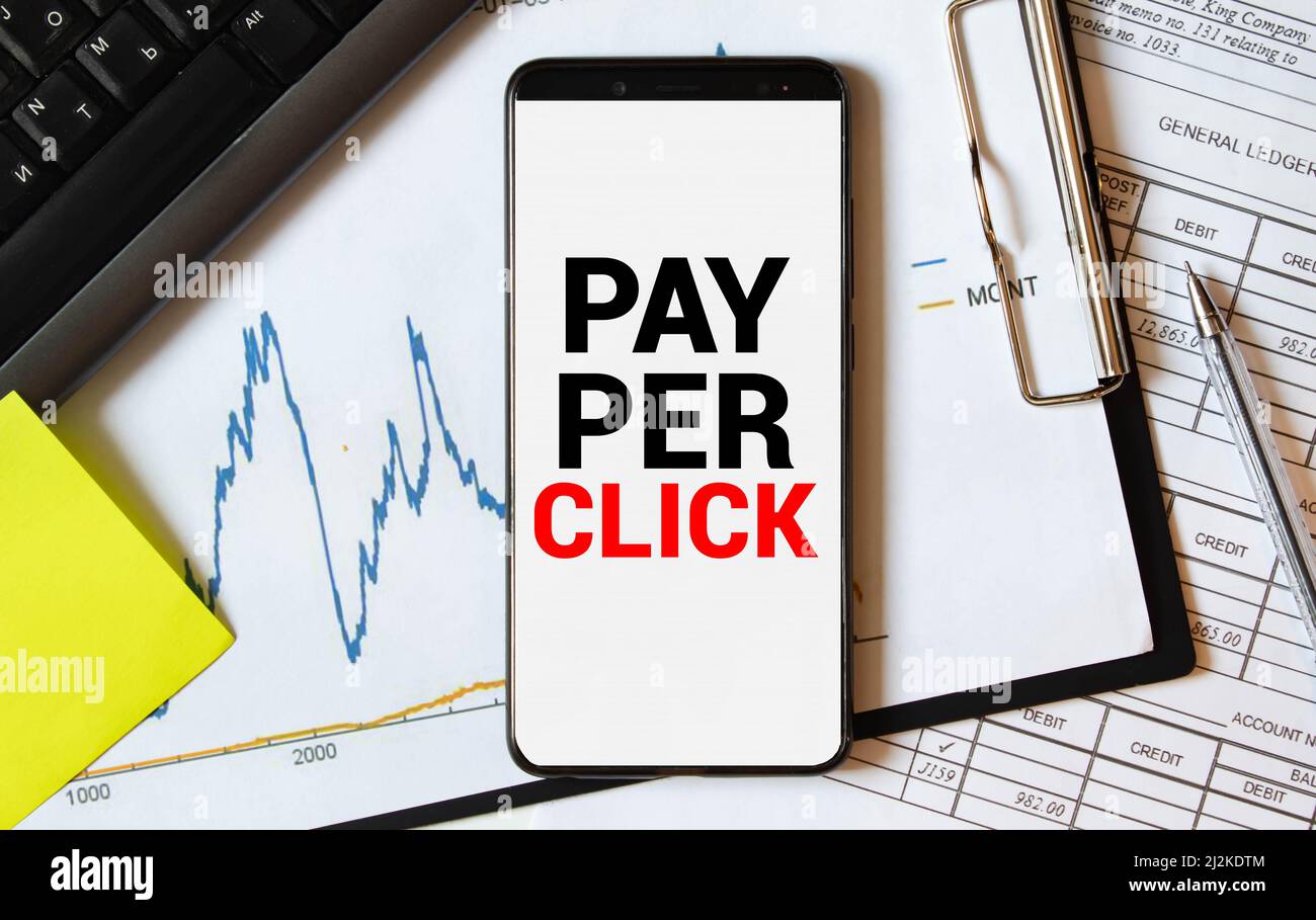 Paiement de texte par clic sur l'arrière-plan de texture de note courte Banque D'Images