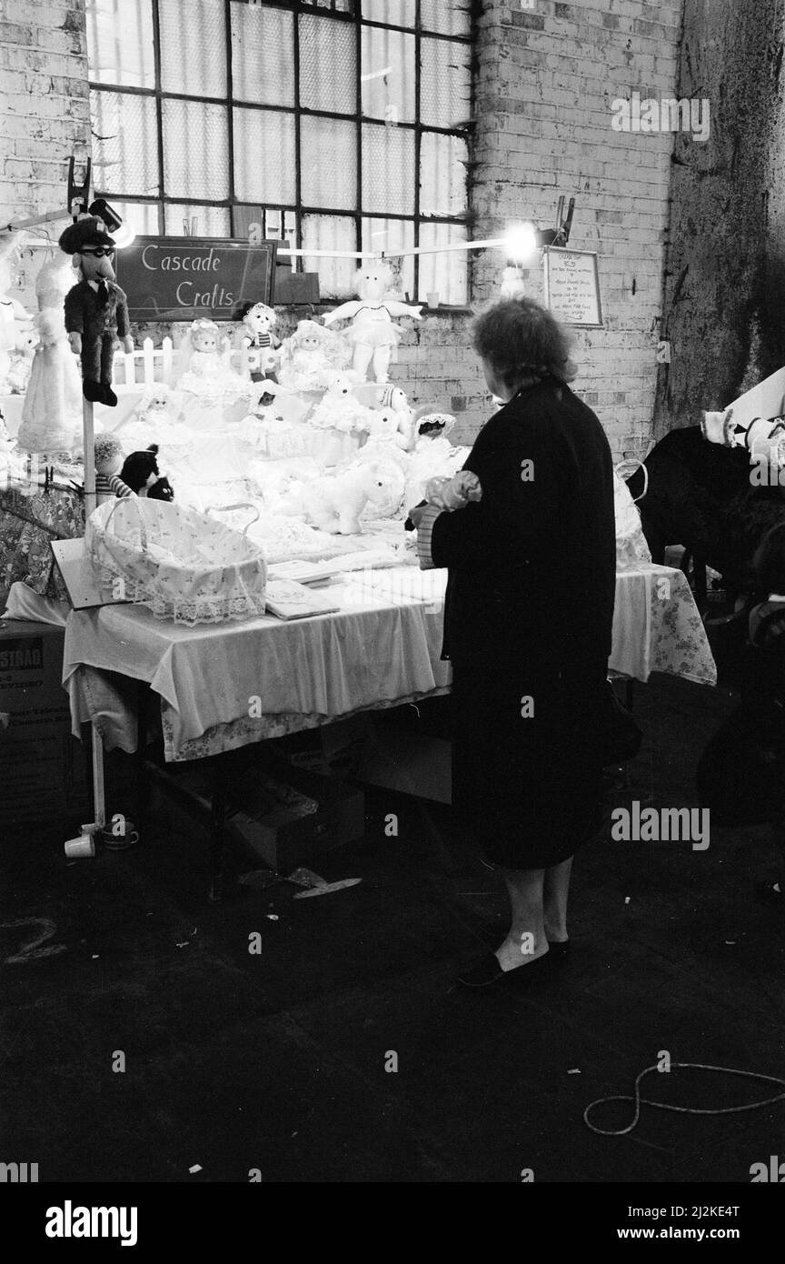 Heritage Market, Stanley Dock, Liverpool, 25th septembre 1988. Banque D'Images