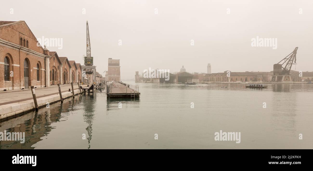 Vue imprenable sur Venise depuis la tour de san marco Banque D'Images