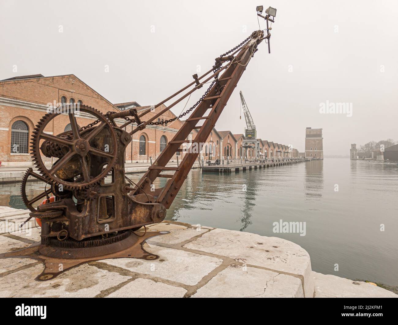 Vue imprenable sur Venise depuis la tour de san marco Banque D'Images