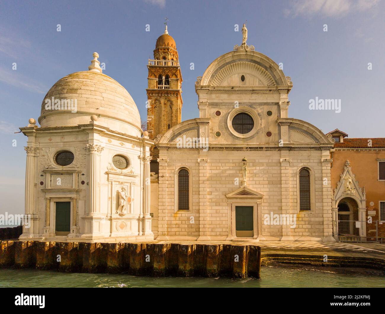 Vue imprenable sur Venise depuis la tour de san marco Banque D'Images