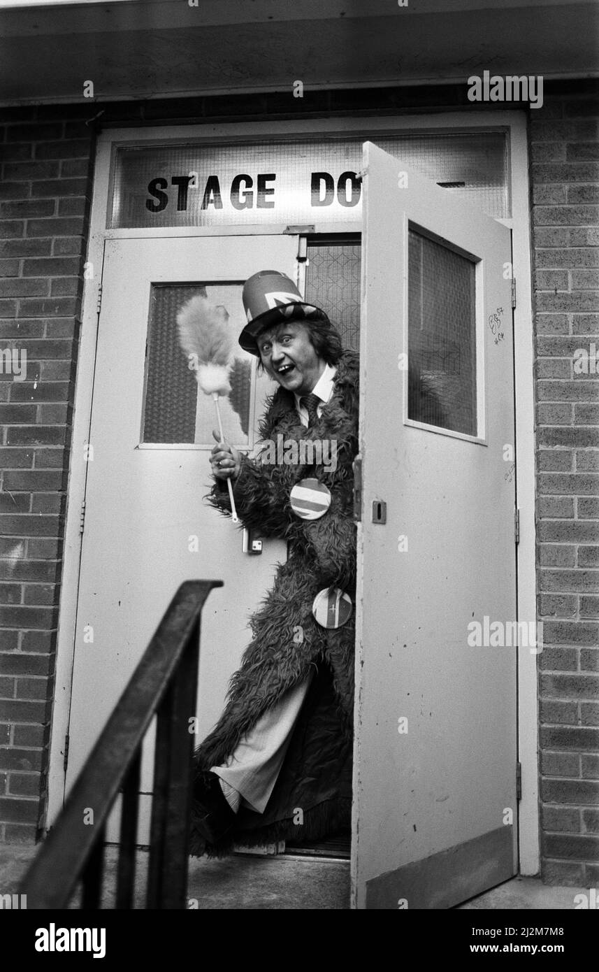 Ken Dodd au Southport Theatre. 3rd septembre 1989. Banque D'Images