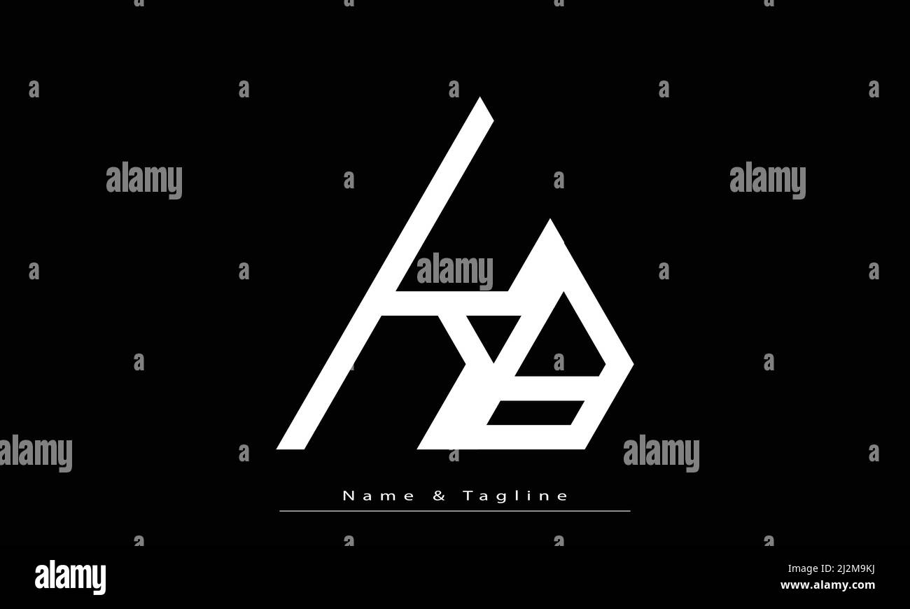 Lettres de l'alphabet initiales Monogram logo KB , BK Illustration de Vecteur