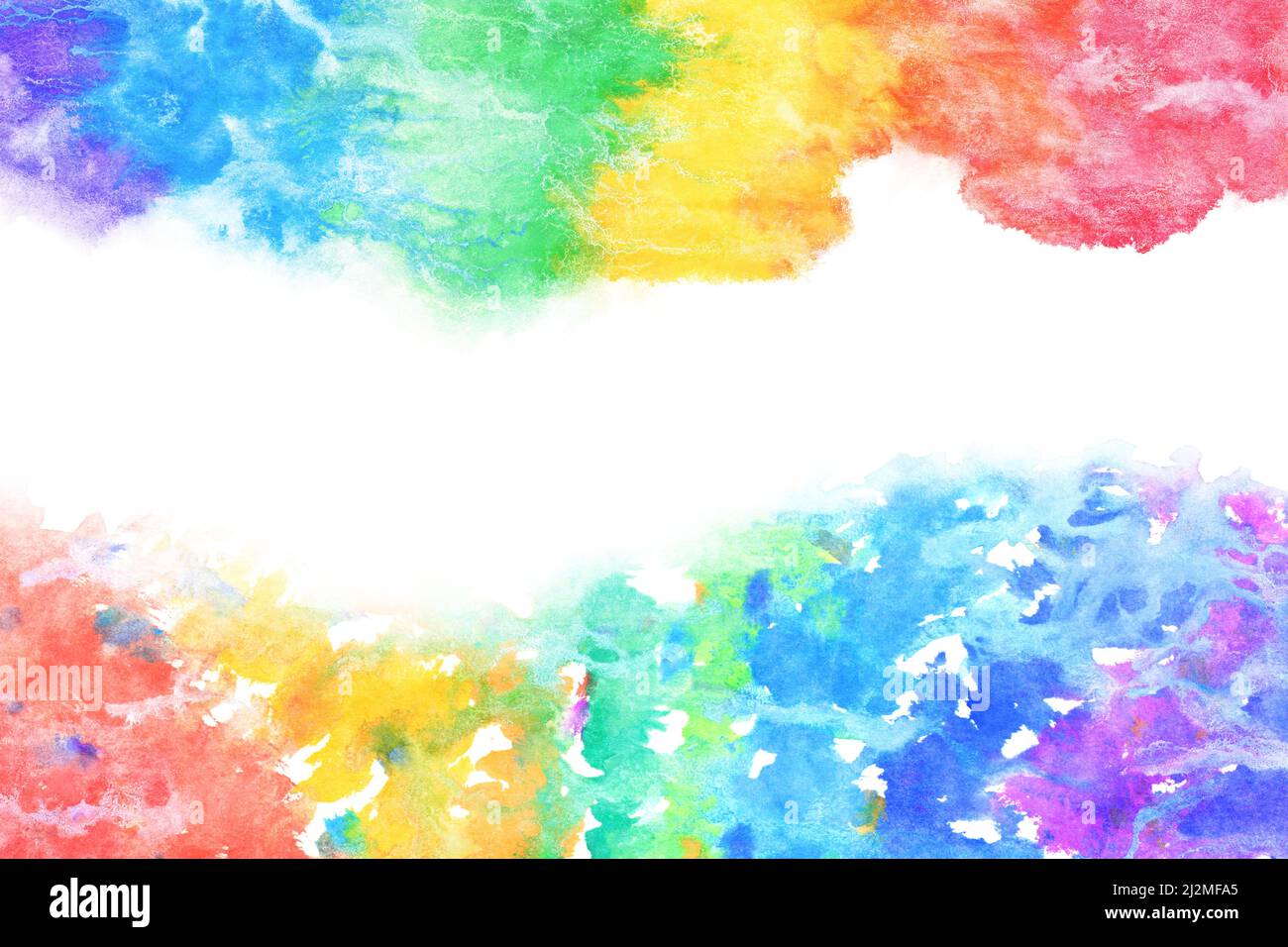 abstrait arc-en-ciel couleur vague, naturel grunge aquarelle texture fond, illustration colorée Banque D'Images