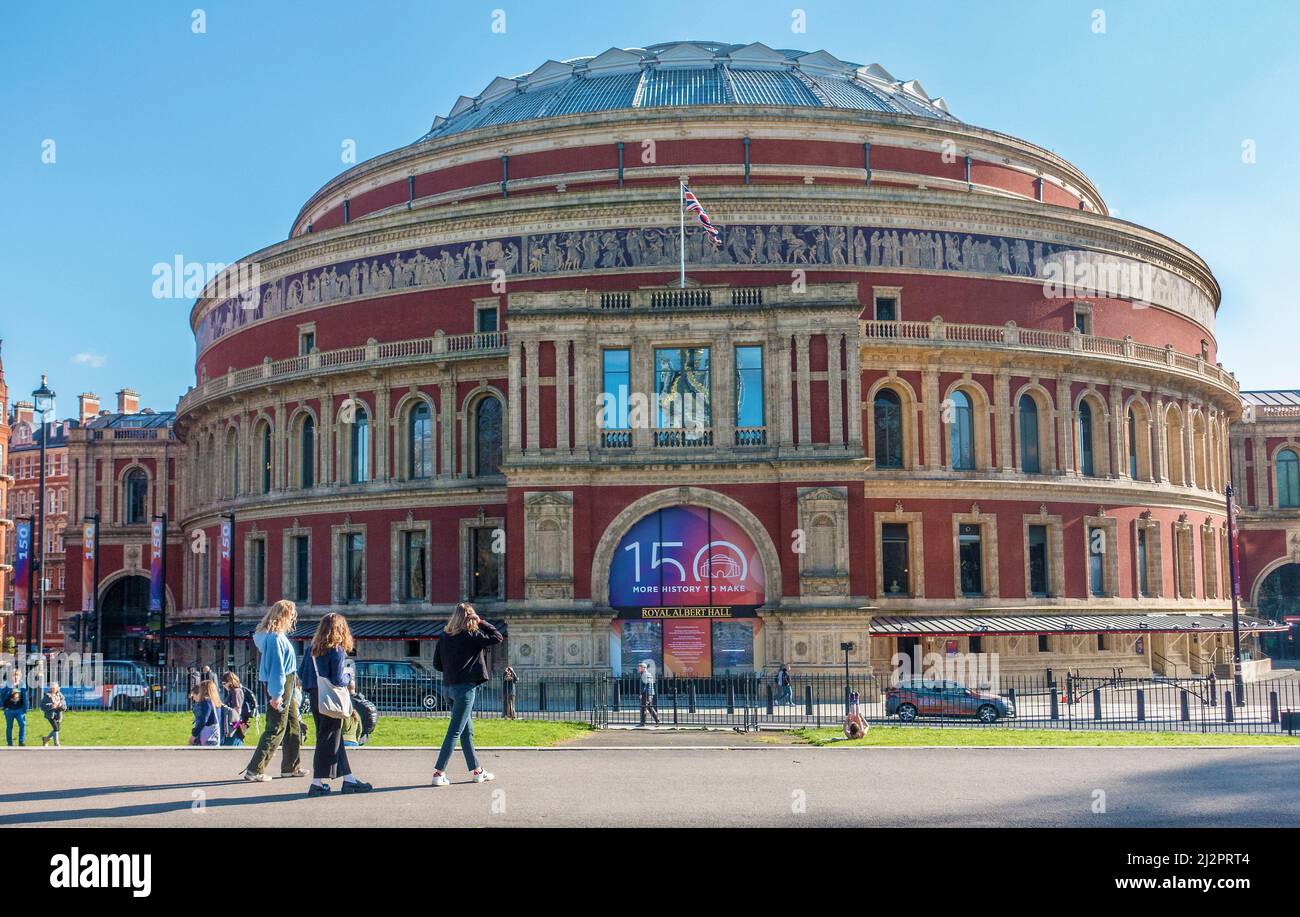 Royal Albert Hall, Kensington Gardens, Londres, Angleterre, Royaume-Uni Banque D'Images