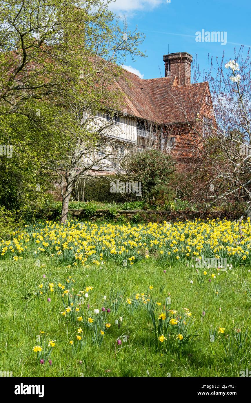 Spring, Great Dixter, Northiam, East Sussex, Royaume-Uni Banque D'Images