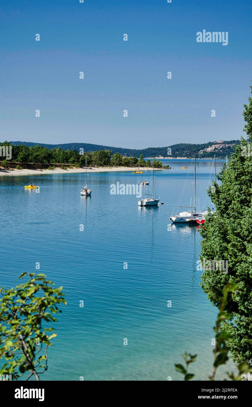 Les plages des îles françaises de Porquerolles, au large de la Côte d'Azur Banque D'Images