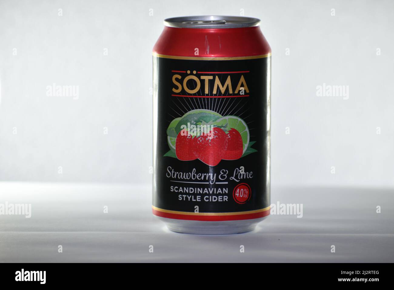 Sötma Swedish Mixed fruit Cider Banque D'Images