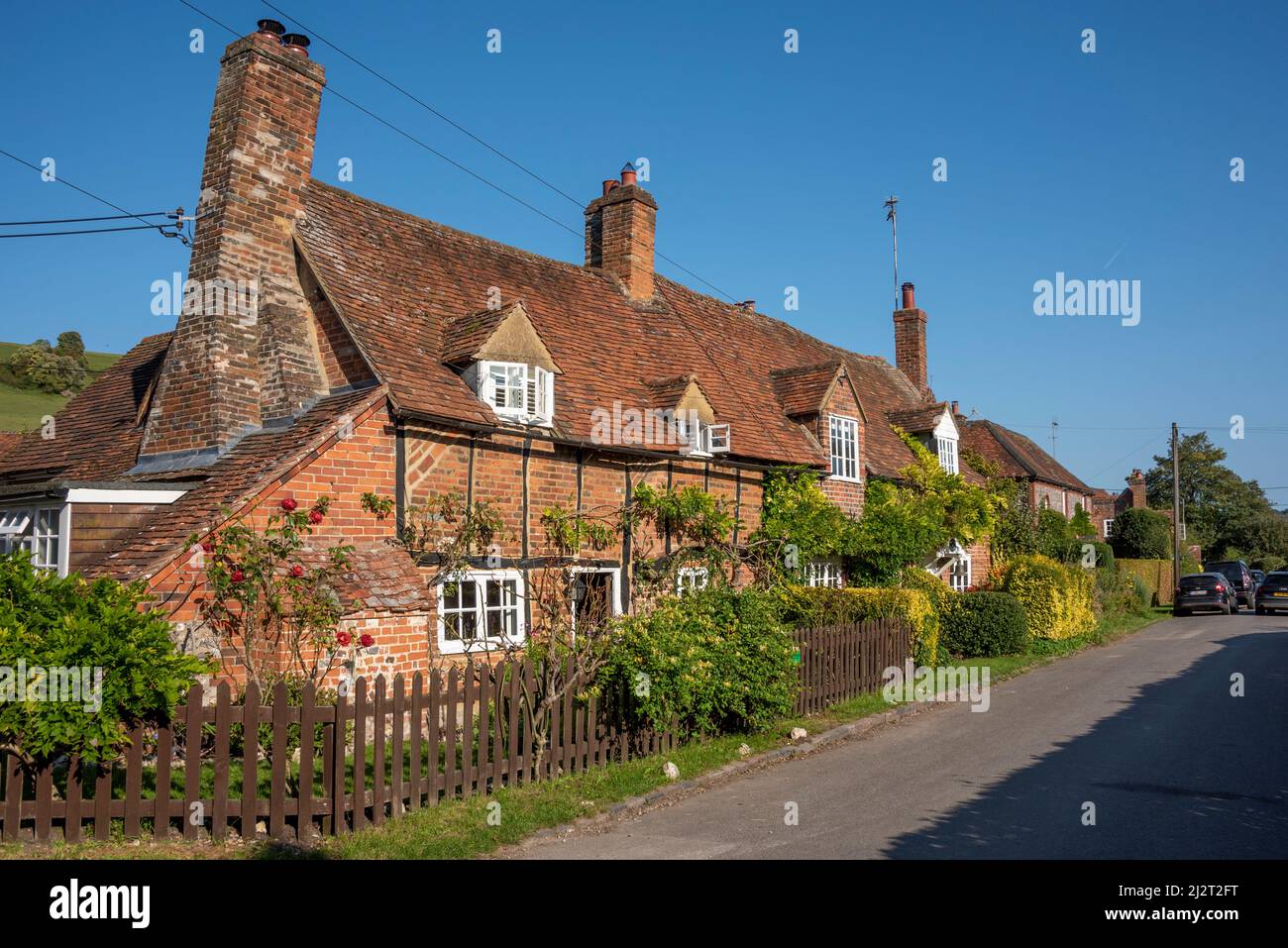 Turville, Buckinghamshire, Royaume-Uni Banque D'Images