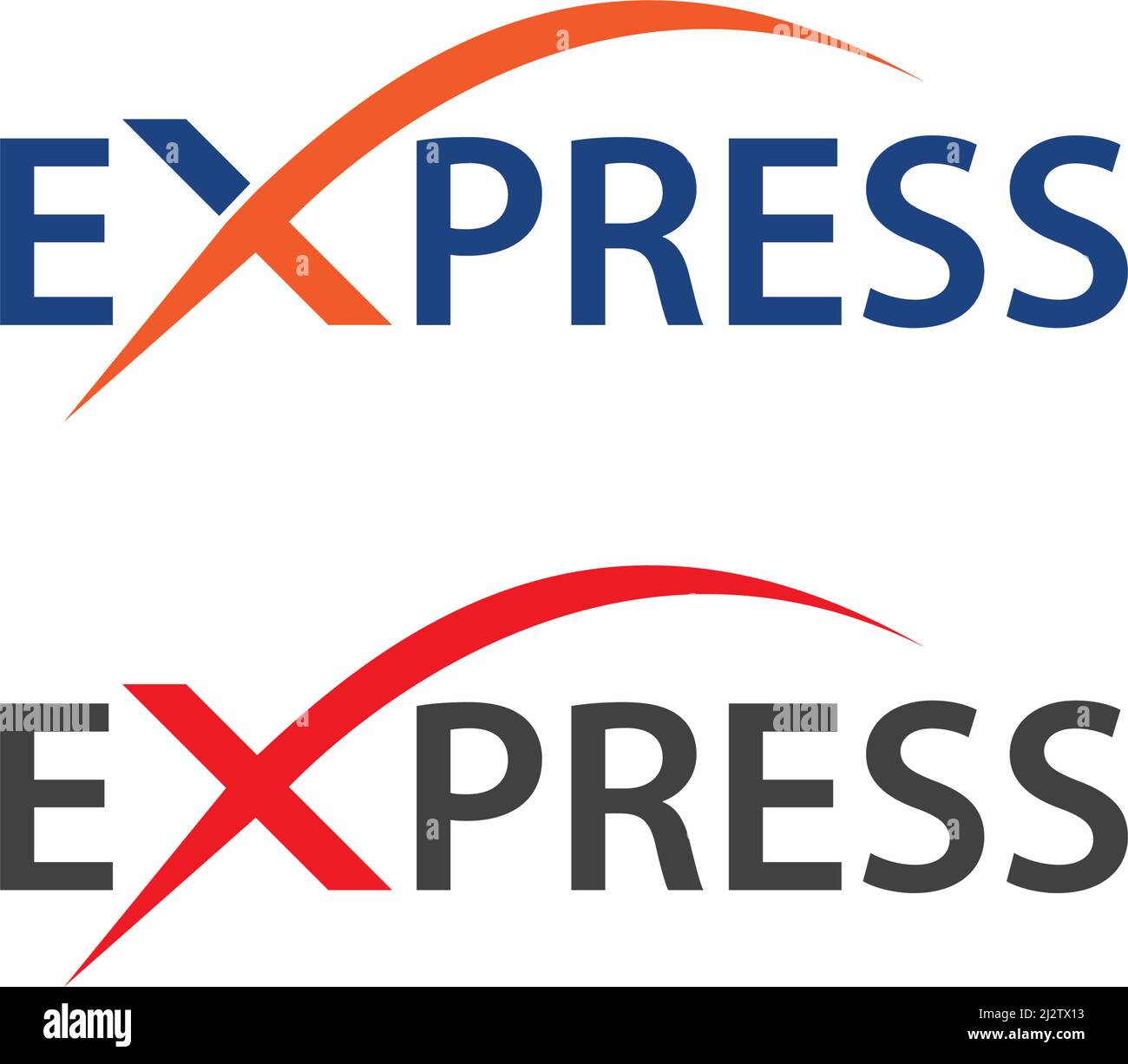 Modèle de vecteur d'illustration du logo Express Illustration de Vecteur