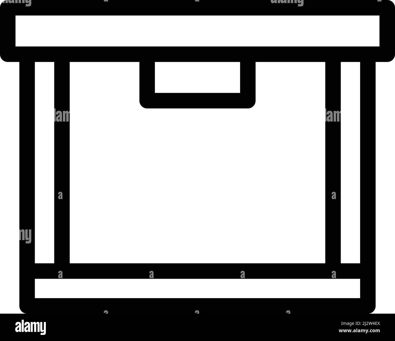 Illustration de la conception de l'icône du vecteur de boîte Illustration de Vecteur