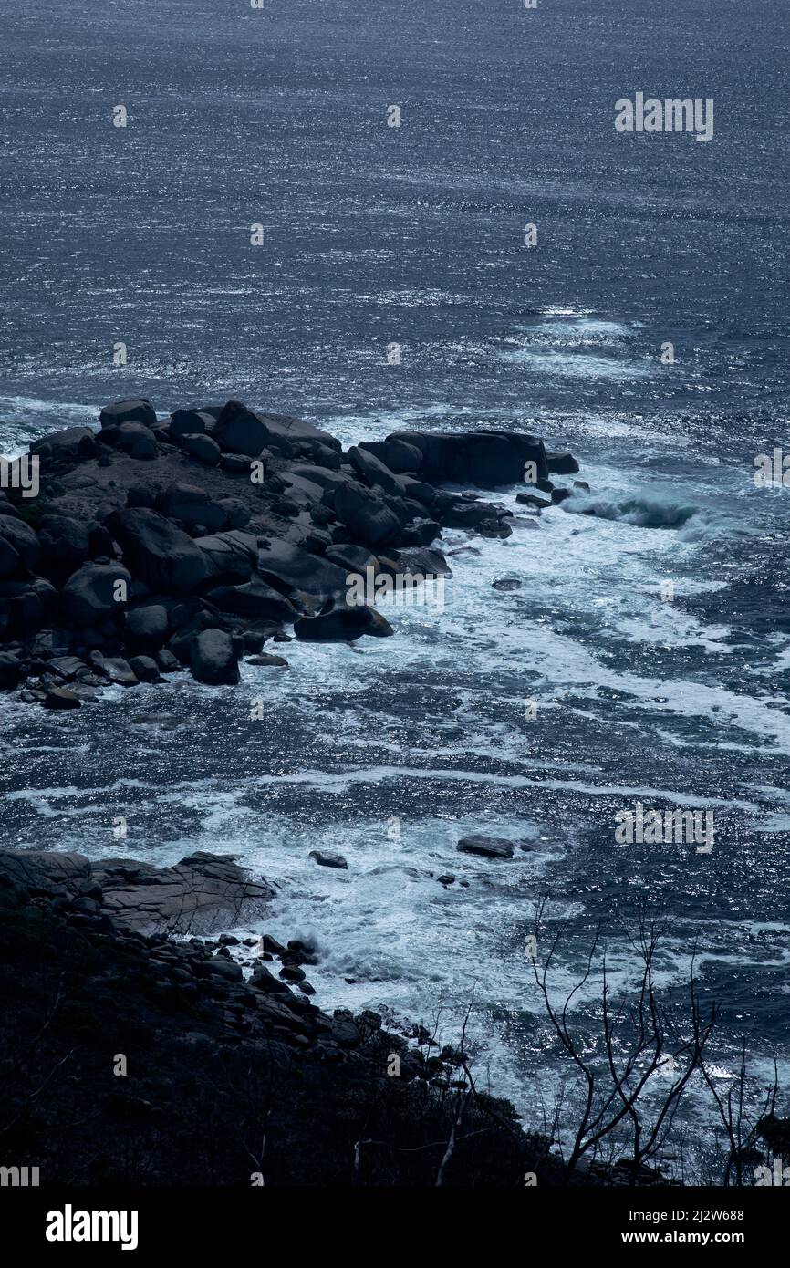 Rochers de bord de mer Banque D'Images