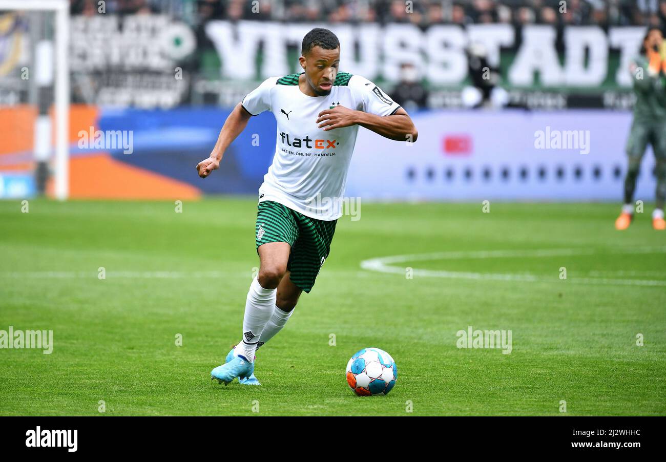 Bundesliga, Borussia Park Mönchengladbach: Borussia Mönchengladbach vs FSV Mainz 05; plaidoyer Alassane Banque D'Images