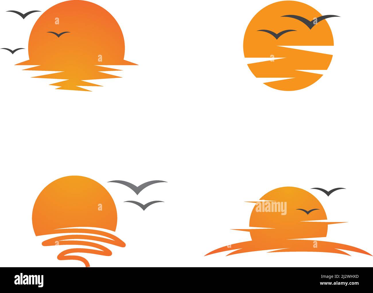 modèle vectoriel du logo sun illustration Illustration de Vecteur