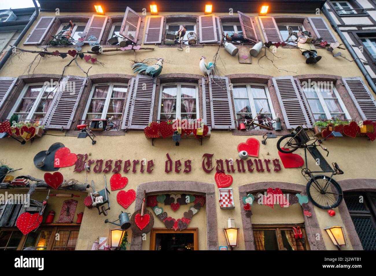 Brasserie des Tanneures, Colmar, Alsace, France, Europe Banque D'Images