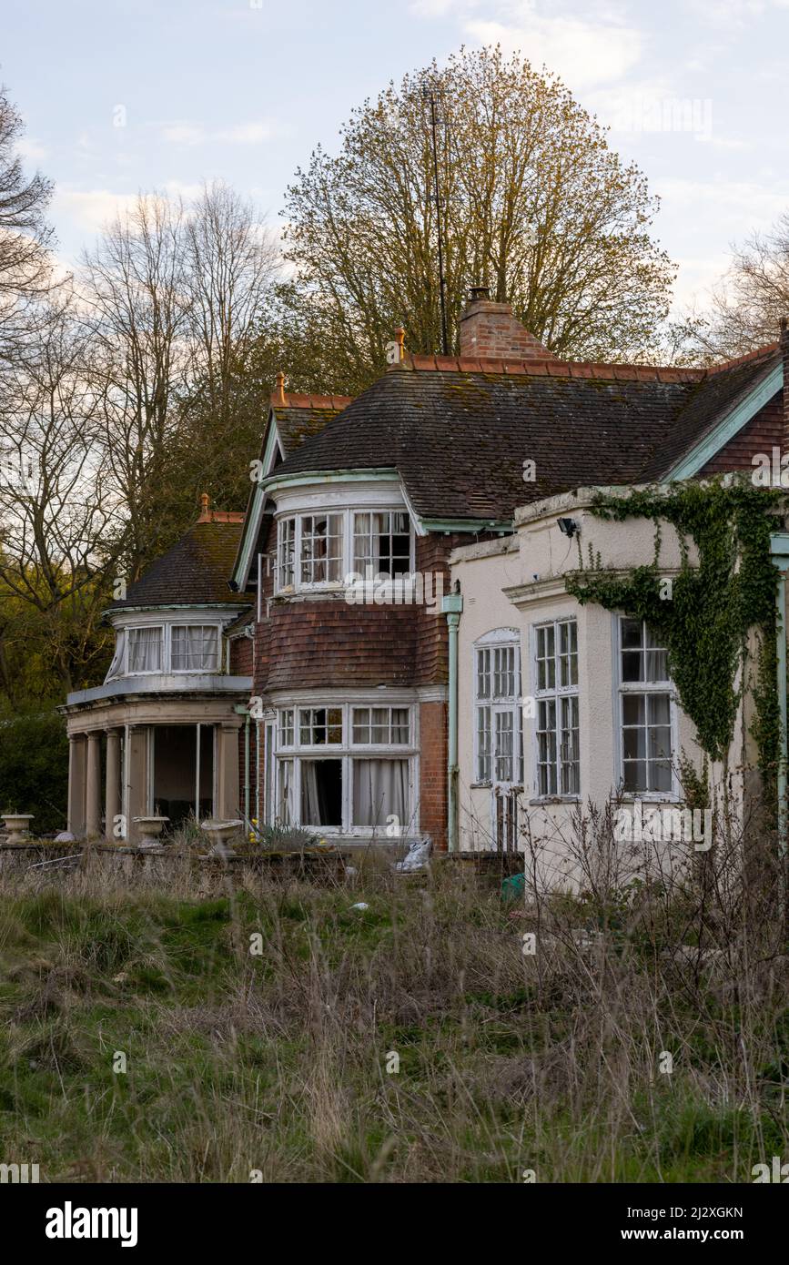 Maison de ferry abandonnée - wallingford Banque D'Images