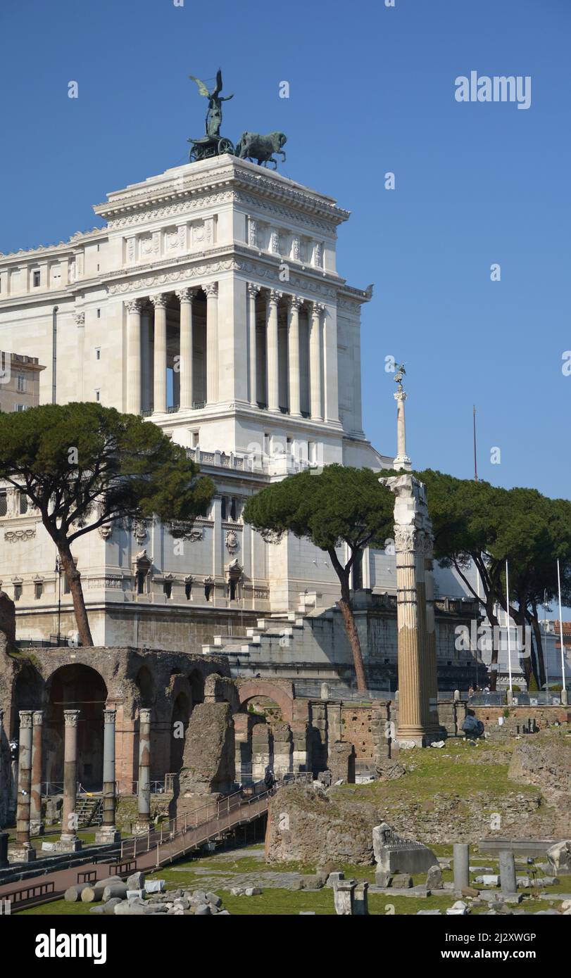 Le forum de Rome Banque D'Images