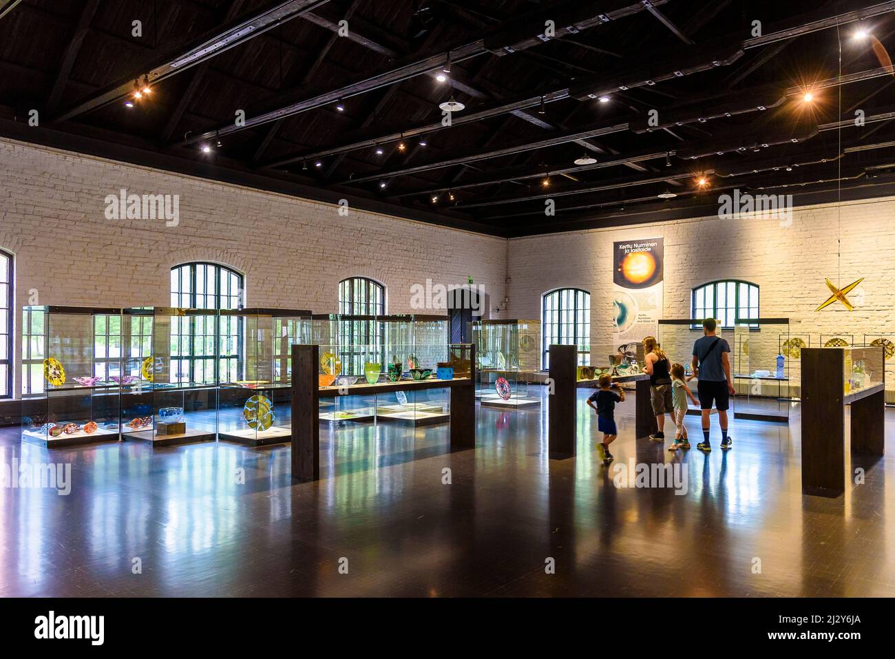 Riihimäki Glass Museum, Finlande Banque D'Images