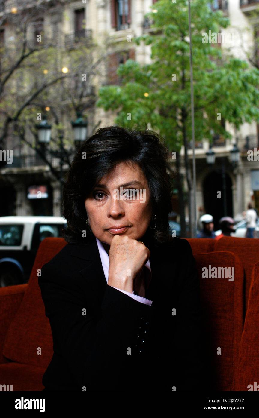 Laura Restrepo, écrivain et journaliste colombienne Banque D'Images