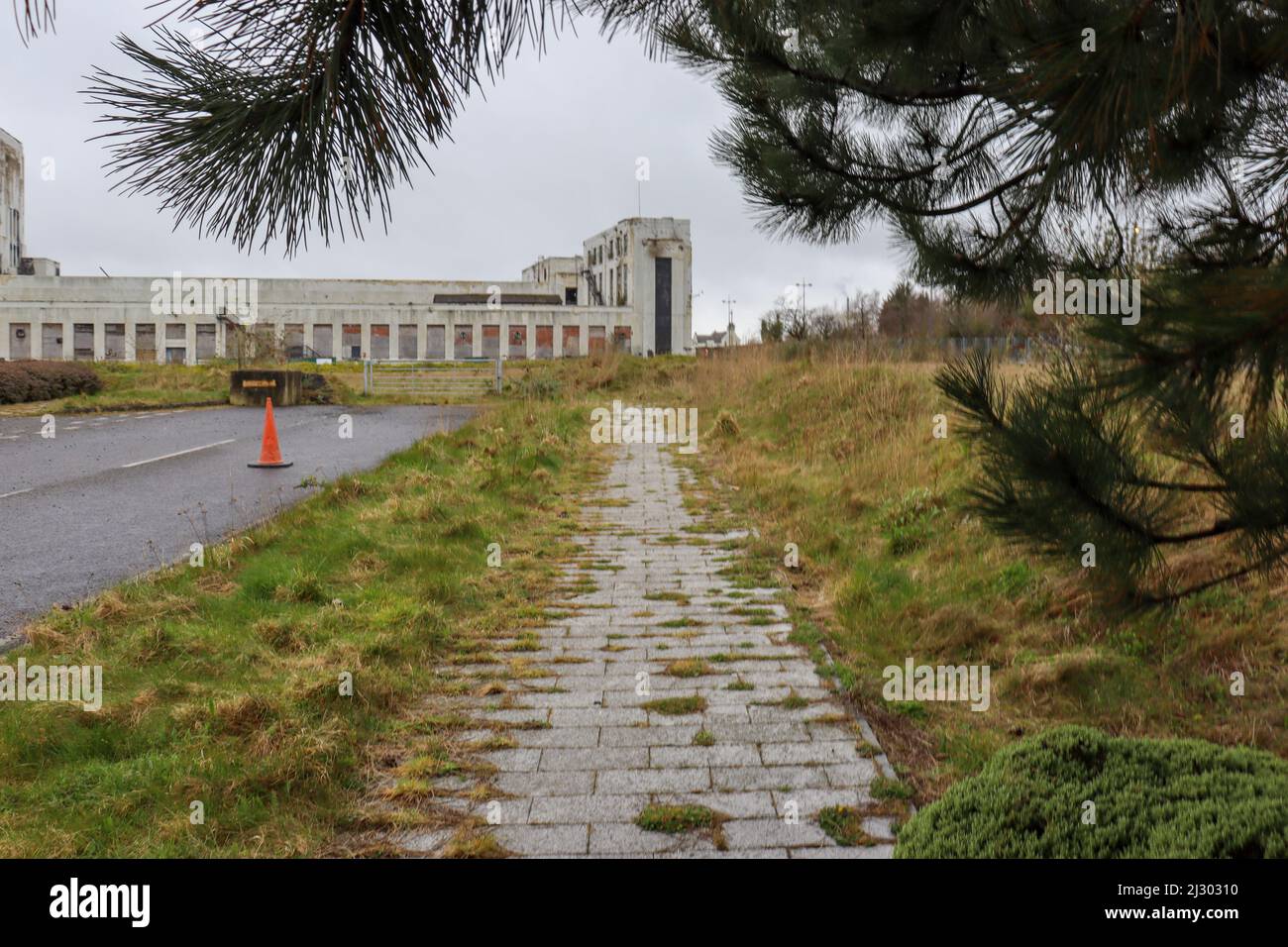 Bâtiment Littlewoods pools, Edge Lane, Liverpool Banque D'Images