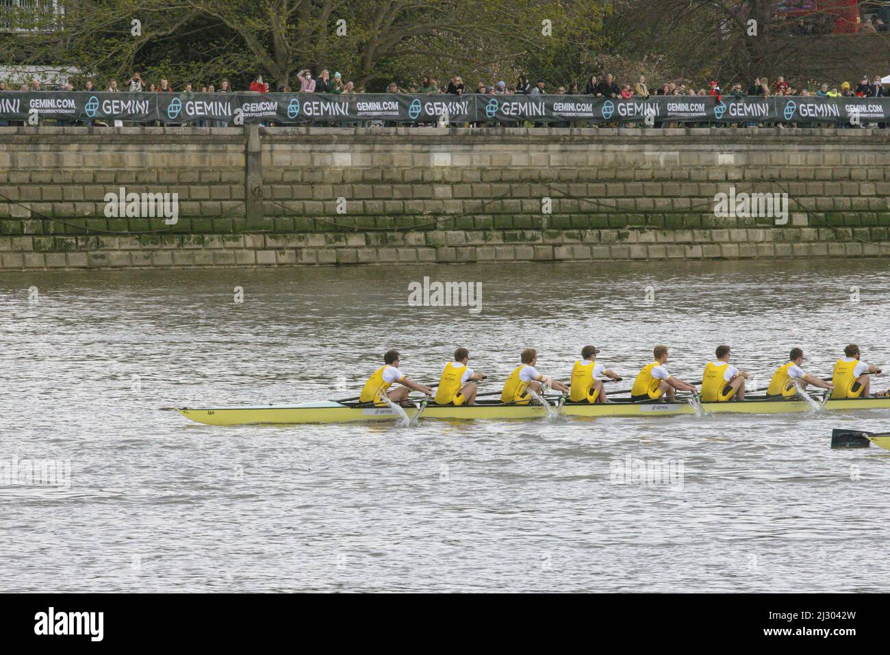 Course de bateaux Oxford Cambridge 2022 Banque D'Images