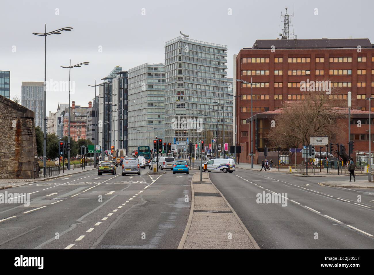 The Strand, Liverpool Banque D'Images
