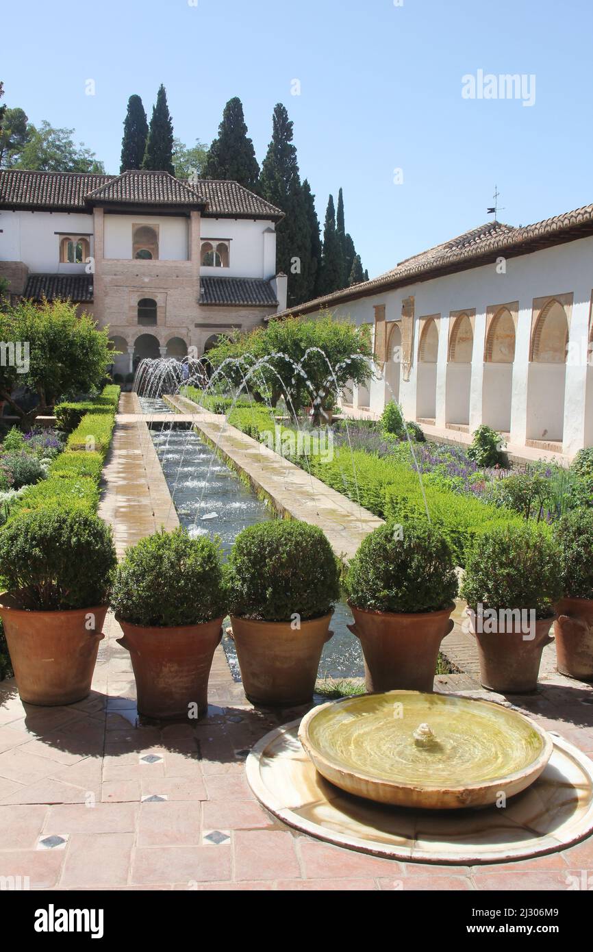 Alhambra, Granada, Andalousie, Espagne Banque D'Images