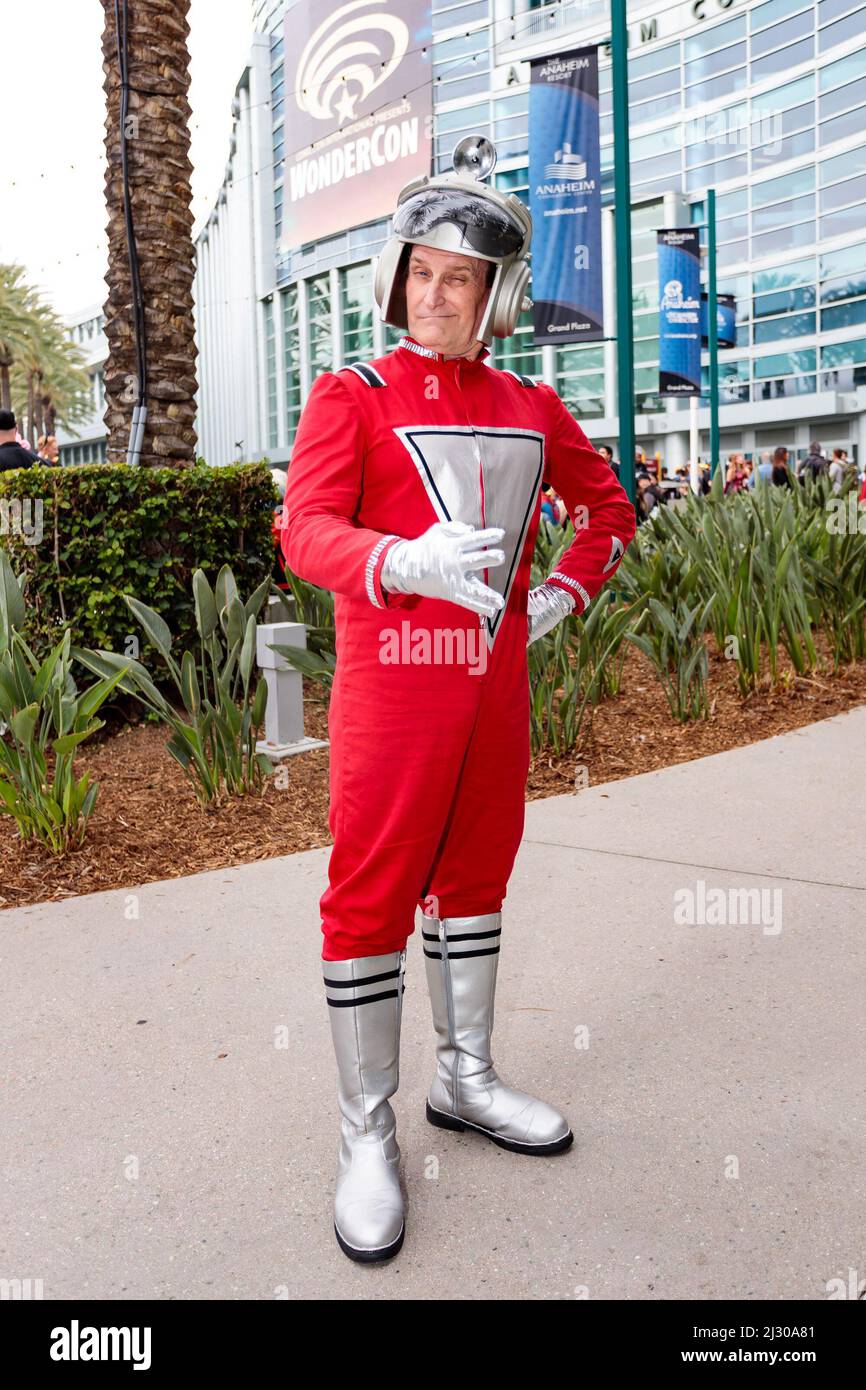 2 avril 2022 : Mork de Tork Cosplay à Wondercon le samedi 2 avril 2022 à Anaheim, Californie (Credit image: © Marissa carter/ZUMA Press Wire) Banque D'Images