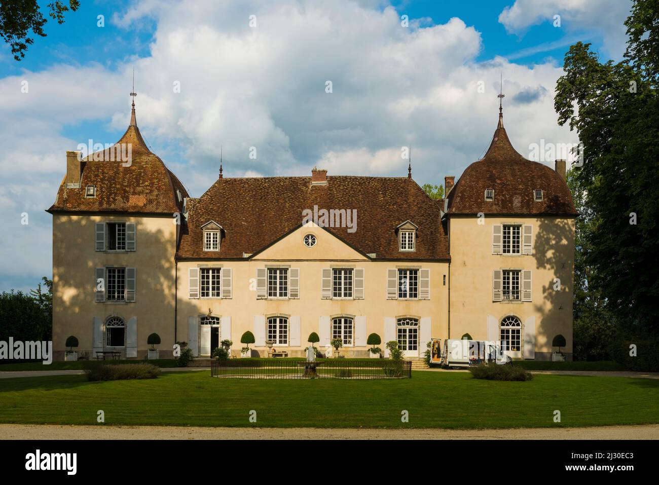 Château de Roche, Arc-et-Senans, département du Doubs, Franche-Comté, Jura, France Banque D'Images