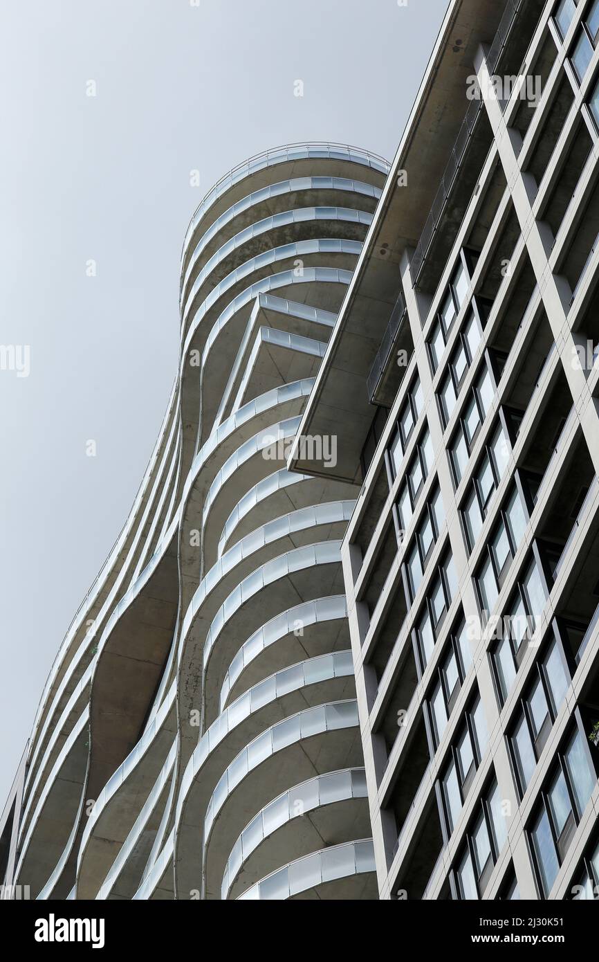 Bloc d'appartements à Montréal, Canada Banque D'Images