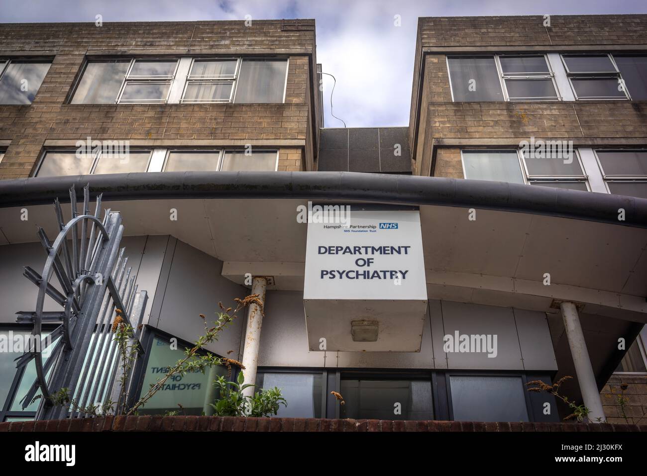 Hampshire Partnership NHS Trust - Département de psychiatrie abandonné à l'hôpital Royal South Hants, Southampton, Angleterre, Royaume-Uni Banque D'Images