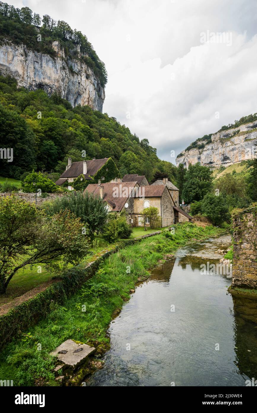 Baume-les-Messieurs, département du Jura, Bourgogne-Franche-Comté, Jura, France Banque D'Images