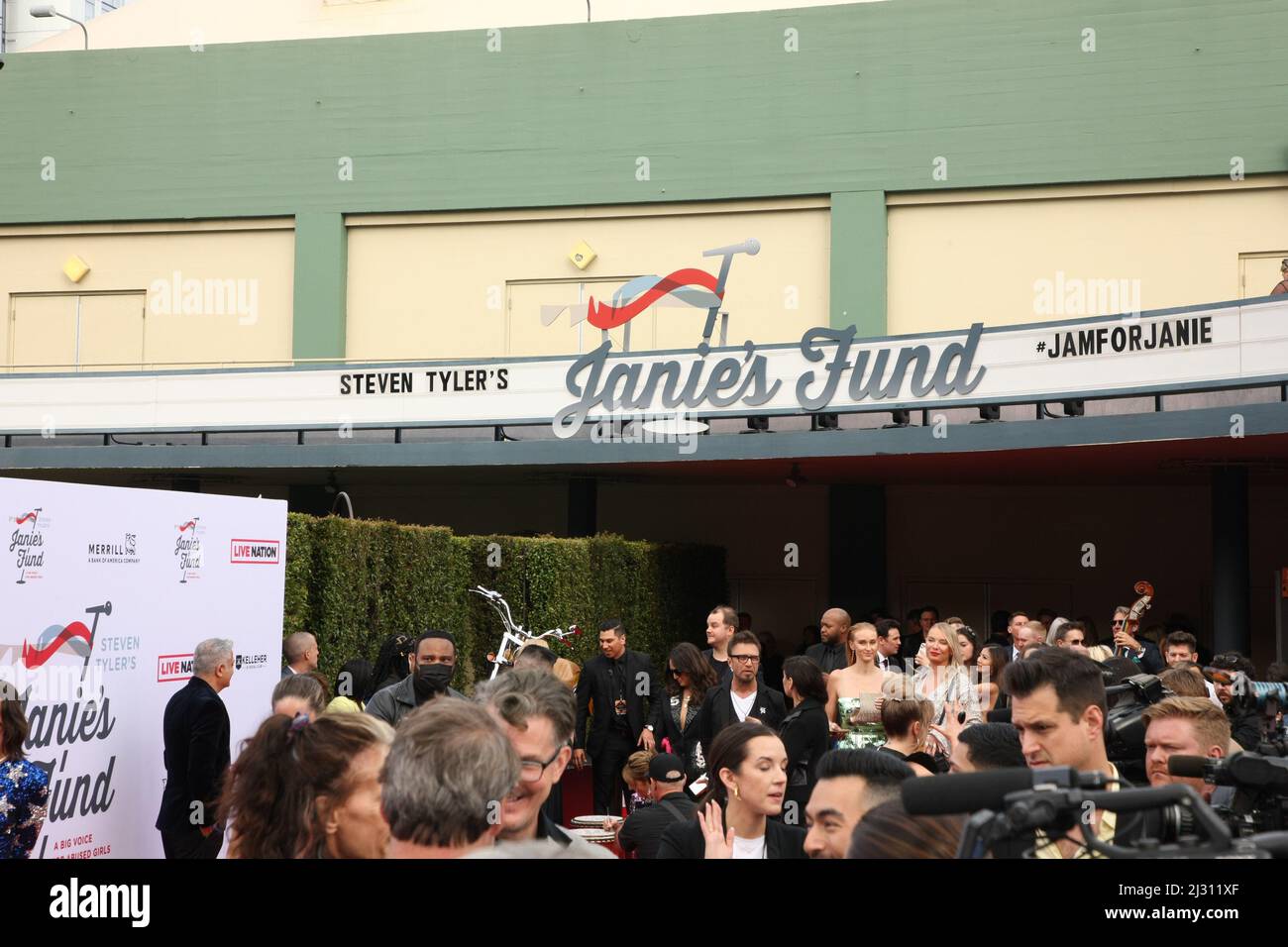 Atmosphère pendant la soirée de consultation annuelle des GRAMMY Awards 4th au profit de Janie's Fund à Hollywood Palladium le 3 avril 2022 à Los Angeles, Californie. Photo : crash/imageSPACE/MediaPunch Banque D'Images