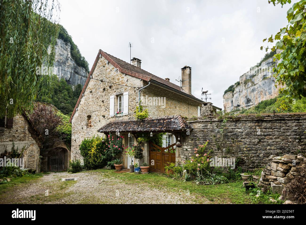 Baume-les-Messieurs, département du Jura, Bourgogne-Franche-Comté, Jura, France Banque D'Images