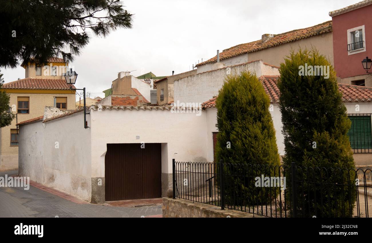 Chinchilla de Montearagón, Espagne Banque D'Images