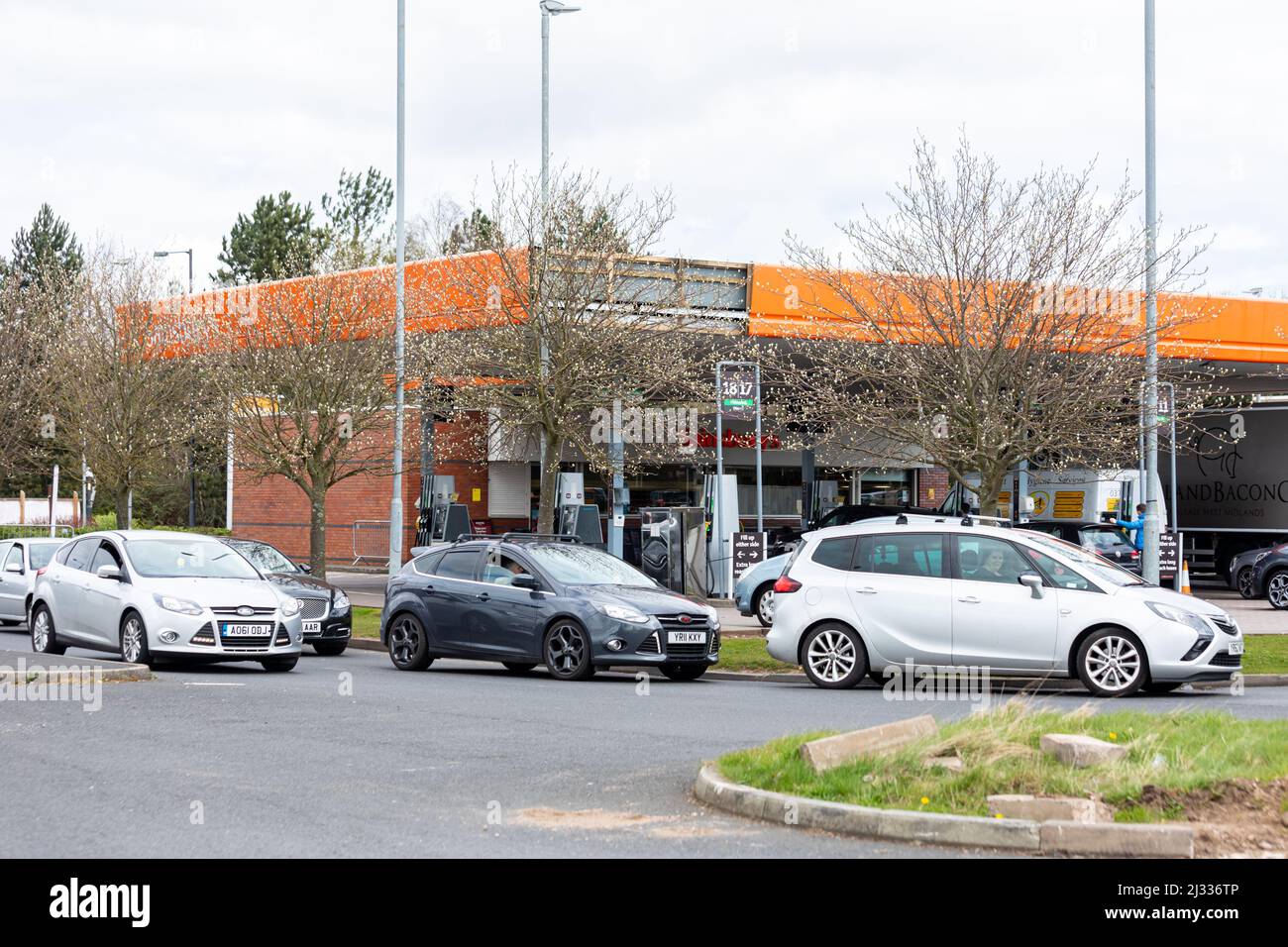 Pénuries de carburant. Photo de Shaun Fellows / Alamy Live News. Banque D'Images