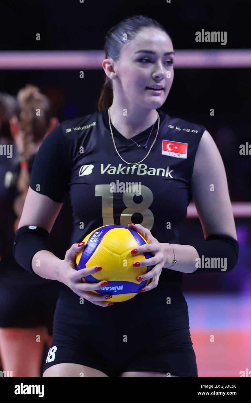 ANKARA, TURQUIE 18 DÉCEMBRE 2021 Zehra Gunes dans Fenerbahce Opet vs