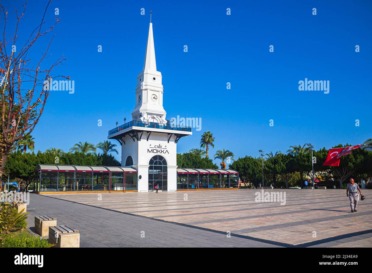 Kemer Saat Kulesi à Kemer, province d'Antalya en Turquie Banque D'Images