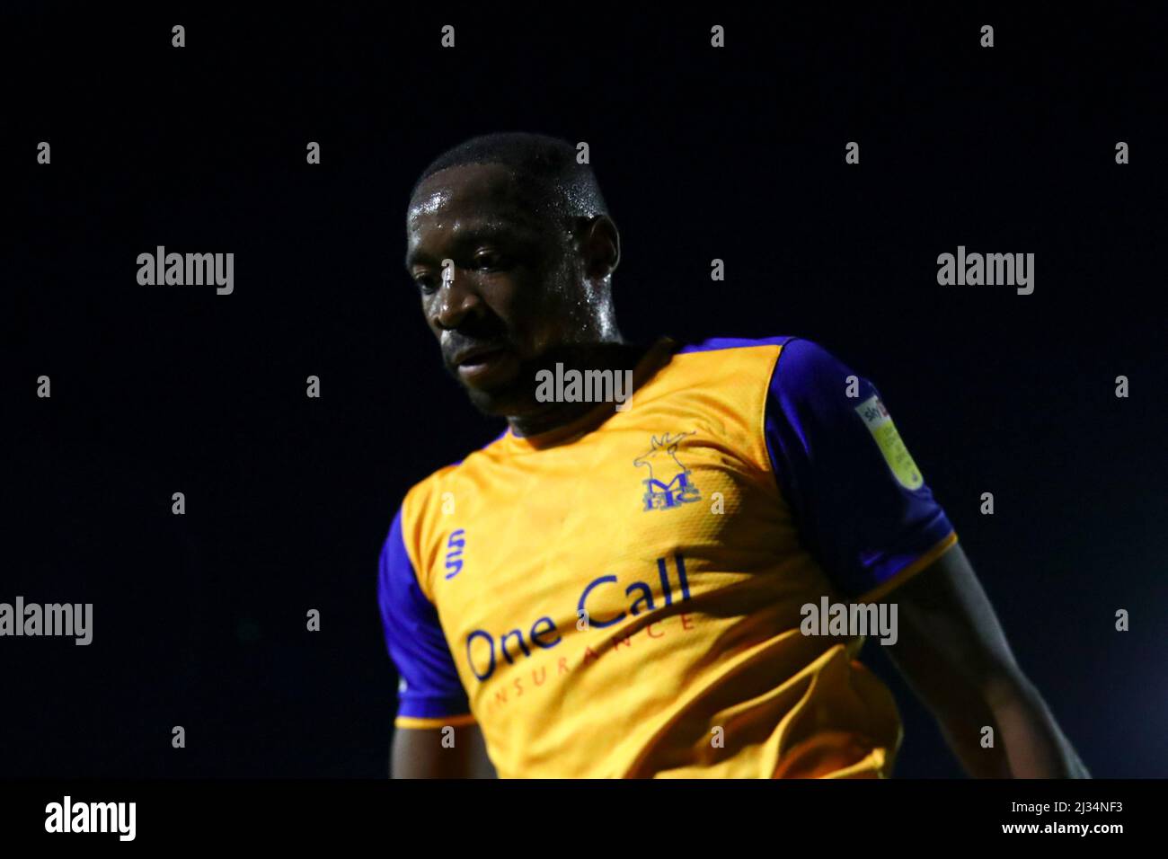 NAILSWORTH, ROYAUME-UNI. AVR 5th Lucas Akins de Mansfield Town photographié pendant le match de la Sky Bet League 2 entre Forest Green Rovers et Mansfield Town à la pleine charge New Lawn, Nailsworth, le mardi 5th avril 2022. (Crédit : Kieran Riley | INFORMATIONS MI) crédit : INFORMATIONS MI et sport /Actualités Alay Live Banque D'Images