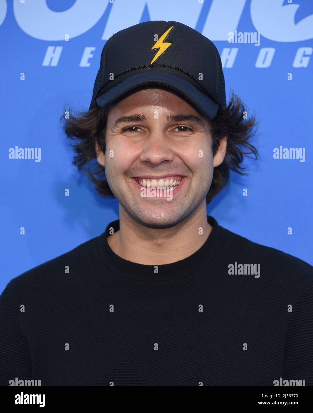 Los Angeles, États-Unis, le 05 avril 2022, David Dobrik arrive à la première de «Sonic the Hedgehog 2» à Los Angeles au Village Theatre le 05 avril 2022 à Westwood, CA. © OConnor/AFF-USA.com Banque D'Images