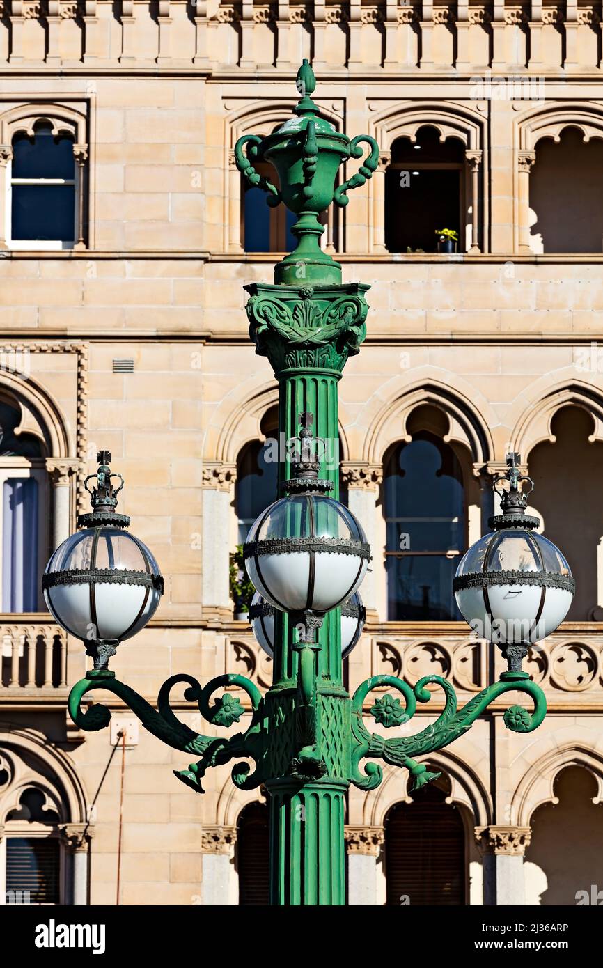 Ballarat Australie / la magnifique fontaine commémorative Burke & Wills. Banque D'Images