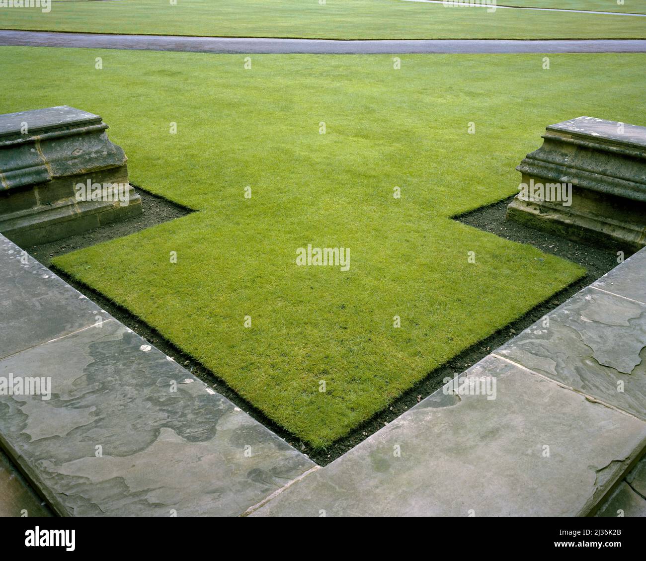 Tom Quad, Christchurch College, Oxford, Royaume-Uni Banque D'Images